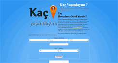 Desktop Screenshot of kac-yasindayim.com